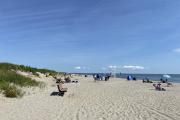 A view of the sandy shores at Hammonasset Beach State Park